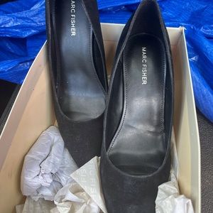 Marc Fisher suede heels